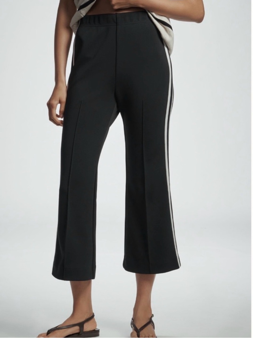 Anthropologie Maeve Fitted Track Athleisure Pants , NEW